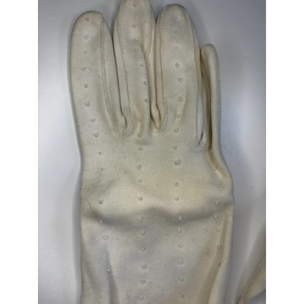 Vintage Ladies Glove Lot of 6, Red, White, Black, Yellow Small With Organizer‎